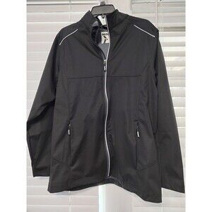 Core 365 Men's Motivate Lightweight Unlined Jacket Size Large Black Full Zip MHM